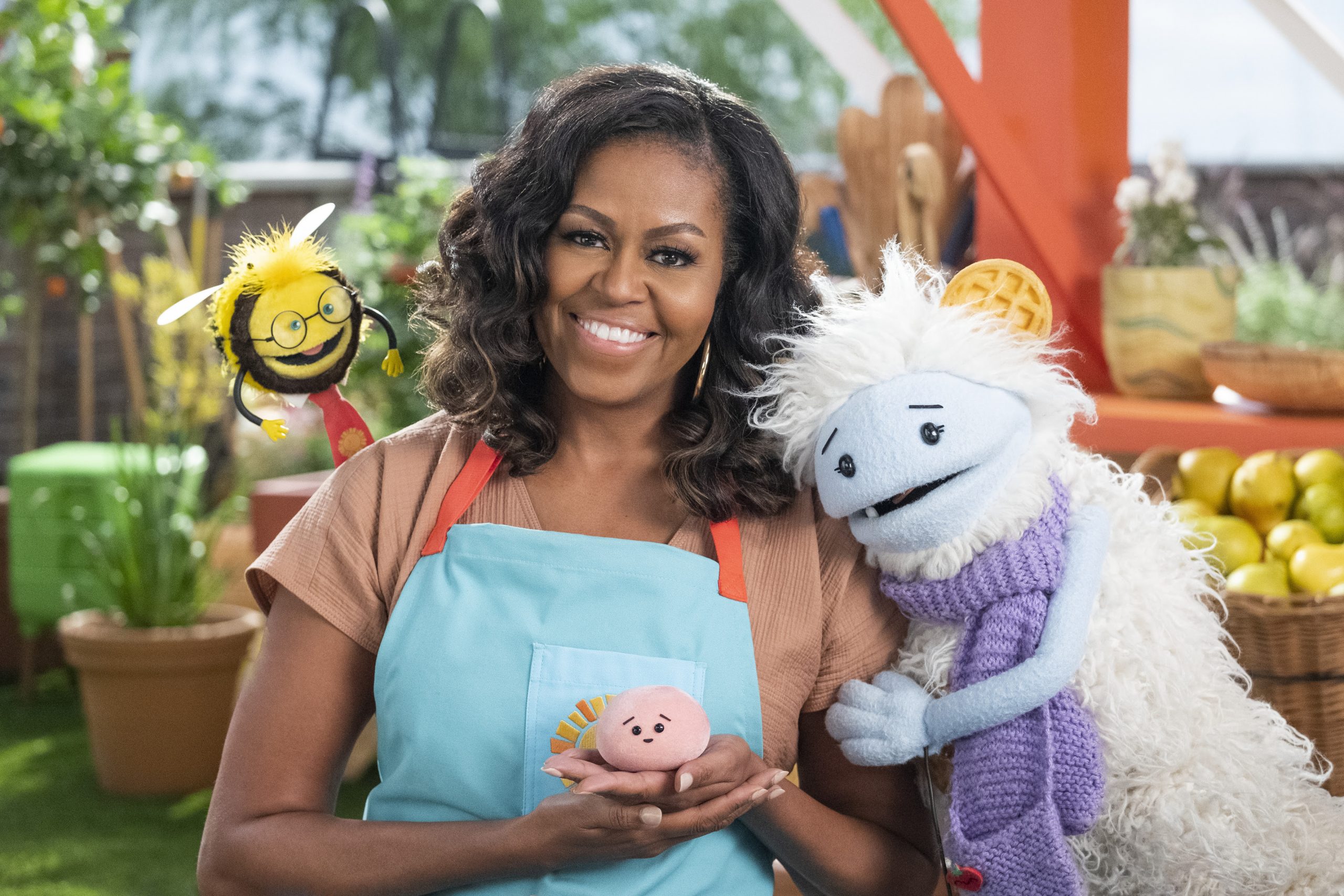 Michelle Obama llegará a los niños de la mano de "Mochi"